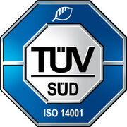 Zertifizierung ISO 14001 TÜV SÜD