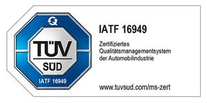 Zertifikat nach IATF 16949 TÜV SÜD